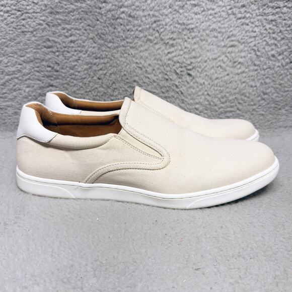 Vionic Other - Vionic Brody Mens Size 11.5 Slip-On Sneakers‎ Shoes Beige Canvas